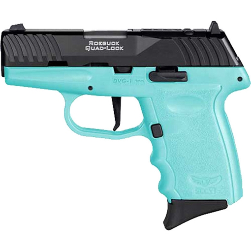 Picture of SCCY DVG-1 HGA 9MM 3.1IN BBL STRIKER FIRED NO SAFETY SCCY BLUE/BLACK 2-10RD RED DOT READY DVG-1CBSBRDR