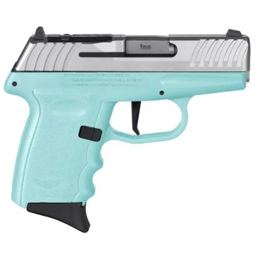 Picture of SCCY DVG-1 HGA 9MM 3.1IN BBL STRIKER FIRED NO SAFETY SCCY BLUE/SS 2-10RD RED DOT READY DVG-1TTSBRDR