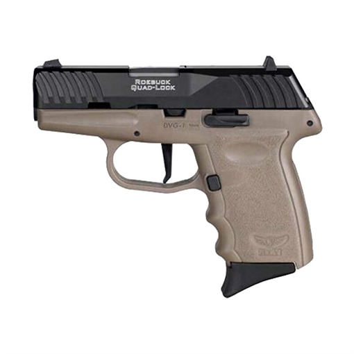 Picture of SCCY DVG-1 HGA 9MM 3.1IN BBL STRIKER FIRED NO SAFETY DARK EARTH/BLACK 2-10RD DVG-1CBDE DVG1CBE