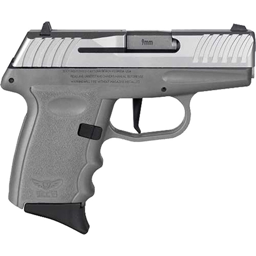 Picture of SCCY DVG-1 HGA 9MM 3.1IN BBL STRIKER FIRED NO SAFETY SNIPER GRAY/SS 2-10RD DVG-1TTSG