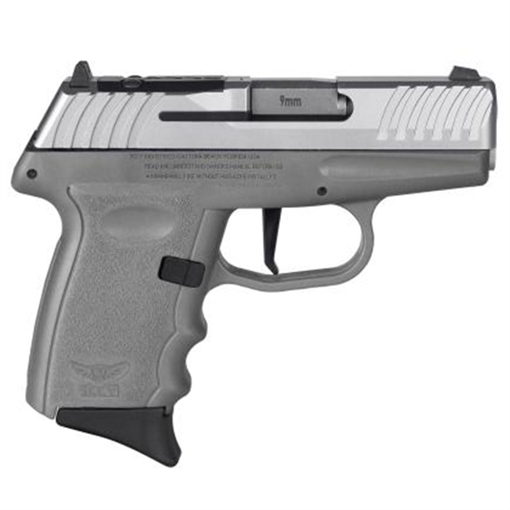 Picture of SCCY DVG-1 HGA 9MM 3.1IN BBL STRIKER FIRED NO SAFETY SNIPER GRAY/SS 2-10RD RED DOT READY DVG-1TTSGRDR