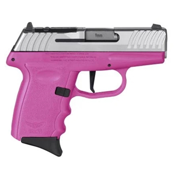 Picture of SCCY DVG-1 HGA 9MM 3.1IN BBL STRIKER FIRED NO SAFETY PINK/SS 2-10RD RED DOT READY DVG-1TTPKRDR