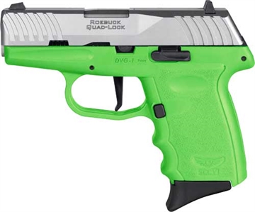 Picture of SCCY DVG1-TT PISTOL 9MM 10RD SS/LIME DVG-1TTLG