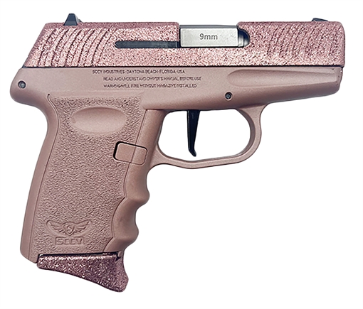 Picture of SCCY DVG-1 HGA 9MM 3.1IN BBL STRIKER FIRED NO SAFETY ROSE GOLD/ROSE GOLD GLITTER SLIDE 2-10RD DVG-1RGRG DVG1RGRG