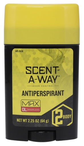 Picture of Scent-A-Way 07739 Max Antiperspirant Odor Eliminator Odorless Scent 2.25 oz Stick 07739 HS-SAW-07739