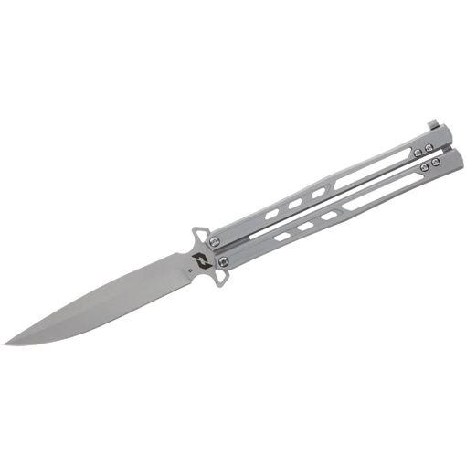 Picture of Schrade Alkymest Butterfly Folding Knife 4" Blade Silver 1182276