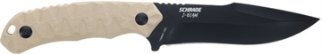 Picture of SCHRADE KNIFE I-BEAM 5" FIXED AUS-8 BLACK/FDE G10 HANDLE 1185977