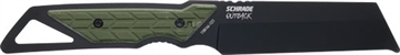 Picture of SCHRADE KNIFE OUTBACK CLEAVER FIXED 3.6" BLACK/GREEN 1182498