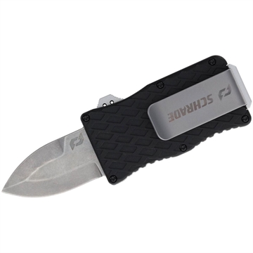 Picture of Schrade Uproar Tactical Mini D/A OTF Knife 1 9/10" Blade Black 1135969