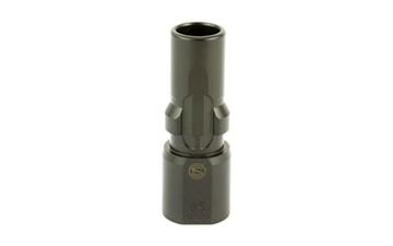 Picture of SilencerCo 3-Lug Muzzle Device 45 ACP 5/8"-24 Threads Black AC2603