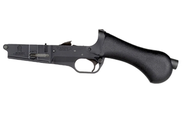 Picture of FightLite SCR Raider, Lower Receiver, Semi-automatic, Anodized Finish, Black, Includes Bolt Carrier (No Bolt or Firing Pin), Black Polymer Grip SCR-LWR-P