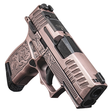 Picture of SHARK COAST CUSTOMS CALI-365 ROSE 9MM 10RD CUSTOM METAL SIG SAUER BY SHARK COAST TACTICAL SCC0584CALI3R SCC0584CALI3R