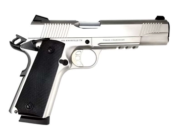 Picture of SDS IMPORTS 1911 DUTY SS45R HGA 45 AUTO 5IN BBL 8RD MAG STAINLESS STEEL UPGRADED FEATURES RAIL 1911DSS45R