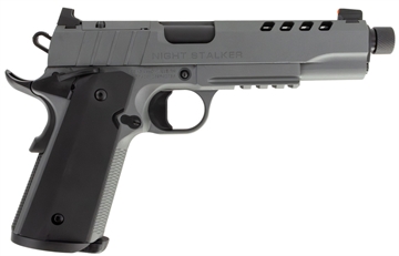 Picture of SDS IMPORTS 1911 NIGHT STALKER SF 9MM 5 THD RAIL GREY 10100557
