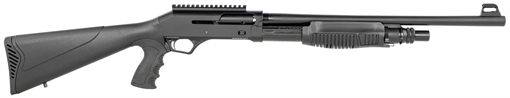 Picture of SDS Imports Duo-Sys Force 12 Gauge Pump/Semi-Auto Hybrid 3" 5+1 19" Barrel, Black Steel Receiver, Synthetic Fixed Stock w/Pistol Grip Includes 3 Chokes DSF12