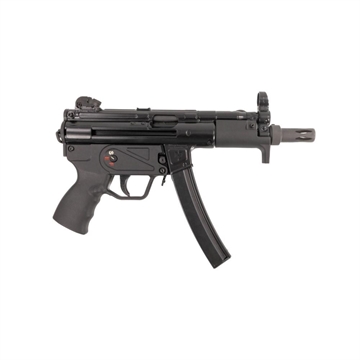 Picture of Military Arms Corporation MAC 5K, Semi-automatic Pistol, 9MM, 5.8" Threaded/Tri Lug Barrel, Matte Finish, Black, 30 Rounds, 2 Magazines, Includes Sling, Flash Hider, and Cleaning Kit 12750005
