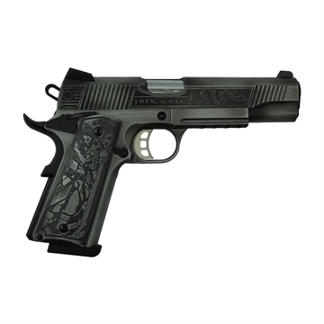 Picture of SDS Imports Tisas Exclusive "Liberty or Death" 1911 Duty SS45R Handgun .45 ACP 8rd Magazine 5" Barrel Stainless Steel w/Rail 10100533 MODLD