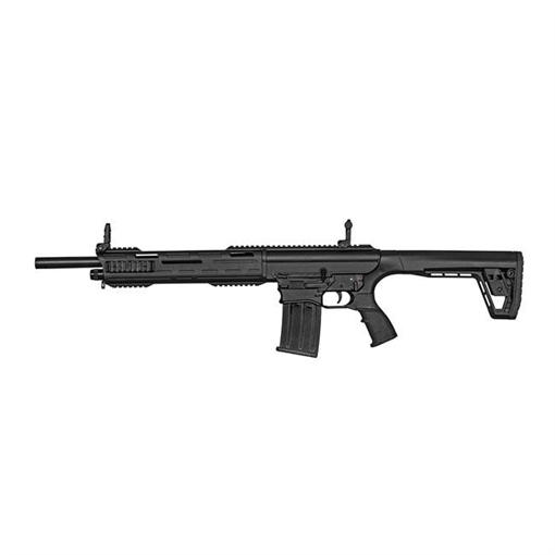 Picture of Tokarev Shotguns TAR 12P, Semi-automatic, 12 Gauge, 18.5" Barrel, Black, Matte Finish, Black, Polymer Grips, Flip Up Iron Sights, Includes 3 Choke Tubes (F, M, IC), 5 Rounds, 1 Magazine 21000103