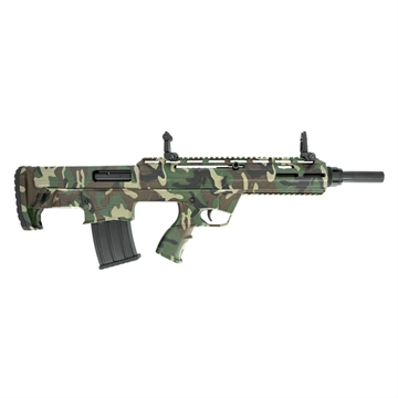 Picture of Tokarev USA TBP M81 Bullpup 12 Gauge Semi-Auto 3" 5+1 18.50" Black Steel Barrel, M81 Woodland Camo, Picatinny Rail Receiver, M81 Woodland Camo Adjustable Synthetic Stock 21000168