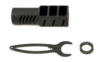 Picture of SDS IMPORTS 12GA MUZZLE BRAKE 22x.075 SAIGA THREAD DK01