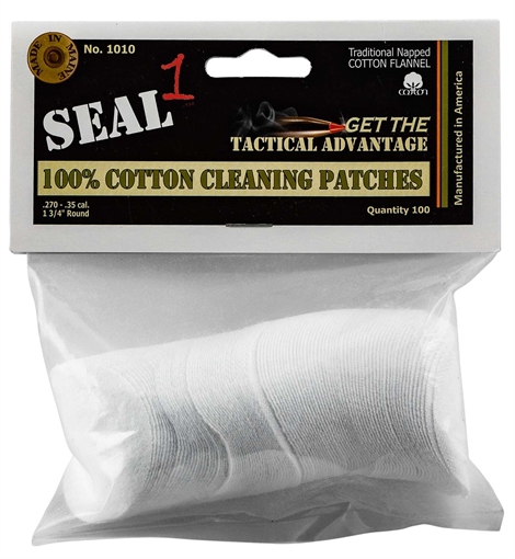 Picture of SEAL 1 .270 - .35 CAL 1-3/4" CLEANING PATCHES 100/BAG 1010