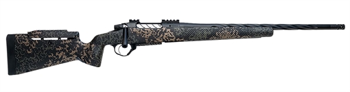 Picture of Seekins Precision Havak PH3 6 Creedmoor 24" Black Fluted Threaded Barrel, Black Picatinny Rail Steel Receiver, Adj Cheek Riser Woodland Shadow Synthetic Stock 0011710213-F