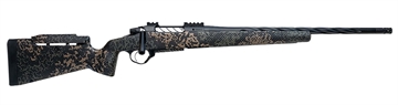 Picture of Seekins Precision Havak PH3 6.5 Creedmoor 24" Black Fluted Threaded Barrel, Black Picatinny Rail Steel Receiver, Adj Cheek Riser Woodland Shadow Synthetic Stock 0011710225-F