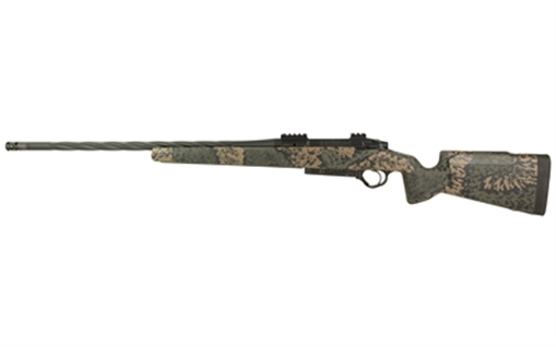 Picture of Seekins Precision HAVAK Pro Hunter 3, Bolt Action Rifle, 7MM PRC, 22" Match Grade Spiral Fluted Barrel, Threaded 5/8X24, Seekins PH3 Carbon Composite Stock, Woodland Shadow, 20 MOA Rail, Trigger Tech Trigger, 3 Rounds, 1 Magazine 0011710261 - F 0011710261-F