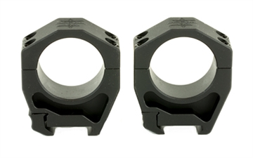 Picture of Seekins Precision Scope Ring, 1.26" Extra High, 34mm, 4 Cap Screw, Black Finish 0010630010