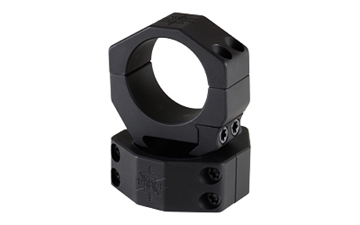Picture of Seekins Precision Scope Ring, 1.00" High, 35mm, 4 Cap Screw, Anodized Finish, Black 0010640004-F