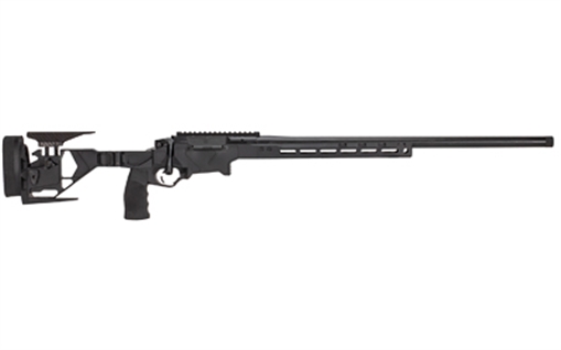 Picture of Seekins Precision HIT, Bolt Action Rifle, 6.5 PRC, 24" Threaded Barrel, Adjustable Aluminum Chassis, Folding Stock, Black, ERGO TDX-0 Vertical Grip, Manual Safety, 3 Rounds, 1 Magazine 0011710105-F 0011710105BLK