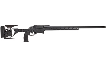Picture of Seekins Precision HIT, Bolt Action Rifle, 6.5 PRC, 24" Threaded Barrel, Adjustable Aluminum Chassis, Folding Stock, Black, ERGO TDX-0 Vertical Grip, Manual Safety, 3 Rounds, 1 Magazine 0011710105-F 0011710105BLK
