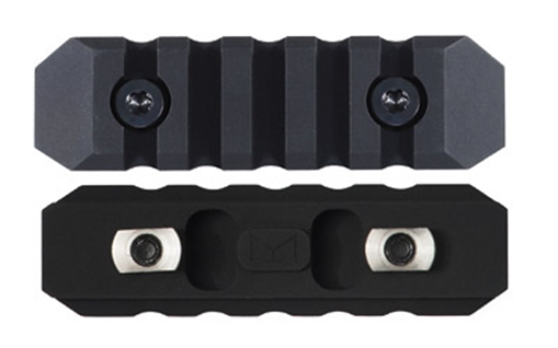Picture of Seekins Precision M-LOK 5 Slot Rail Section, Aluminum, Black 0010560079
