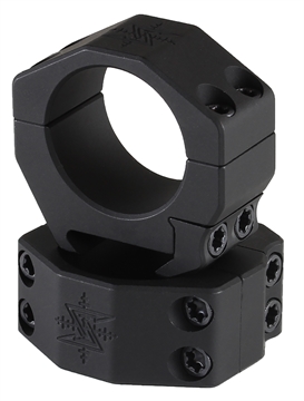 Picture of Seekins Precision Scope Ring, .92" Medium High, 30mm, 4 Cap Screw, Black Finish 0010620010