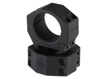 Picture of Seekins Precision Scope Ring, .87" Medium, 30mm, 4 Cap Screw, Black Finish 0010620006