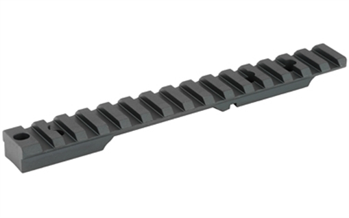 Picture of Seekins Precision 0 MOA Scope Base, #6-48 Screws, Fits Remington 700, Short Action, Black Finish 0010710013