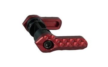 Picture of Seekins Precision Safety Selector 60/90 Degree Red Anodized Aluminum Ambidextrous 0011580012