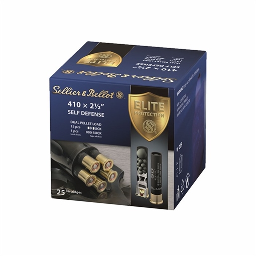 Picture of SELLIER & BELLOT BUCKSHOT 410SD 2 1/2" 1- 000 15 BB 25RD BOX 20 BOXES PER CASE SB410SDA
