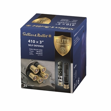 Picture of SELLIER & BELLOT BUCKSHOT 410SD 3" 2- 000 15 BB 25RD BOX 20 BOXES PER CASE SB410SDB