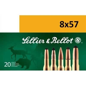 Picture of Sellier & Bellot SELLIER & BELLOT 8X57JS 196 GR SPCE 20/BX SB857JSB