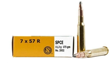 Picture of SELLIER & BELLOT AMO 6.5X57R MAUSER 131GR SP 20-RD ( 20 BOXES PER CASE ) SB6557RA