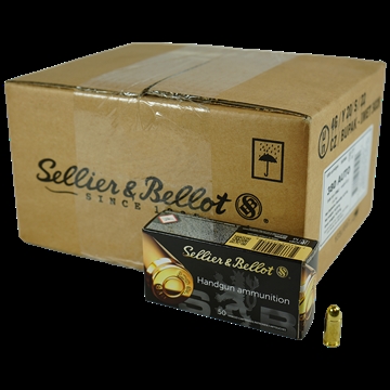 Picture of Sellier & Bellot Pistol & Revolver Ammo .380 ACP 92 gr FMJ 955fps 1000/ct Case (20 boxes 50/ct) SB380AC