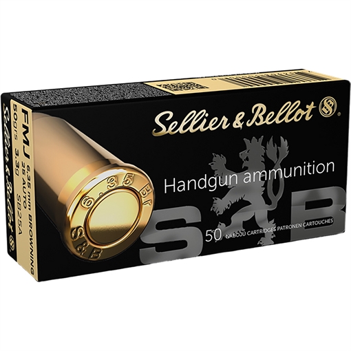 Picture of Sellier & Bellot Sellier & Bellot Pistol Ammo 25 Auto/6.35 Browning 50gr. FMJ 50 rd. SB25A