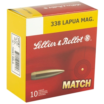 Picture of Sellier & Bellot Sellier & Bellot Rifle Ammo 338 Lapua Mag HPBT 300 gr. 10 rd. SB338LMB
