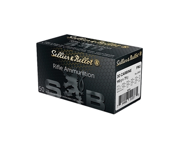Picture of Sellier & Bellot Rifle 30Carbine 110gr Full Metal Jacket 50 Per Box/20 Case SB30A