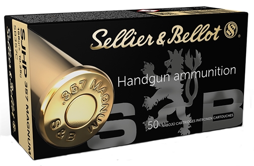 Picture of Sellier & Bellot Handgun 357Mag 158gr Semi Jacketed Hollow Point 50 Per Box/20 Case SB357C