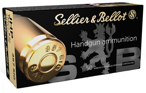 Picture of Sellier & Bellot Handgun 357Sig 124gr Jacketed Hollow Point 50 Per Box/20 Case SB357SIGB