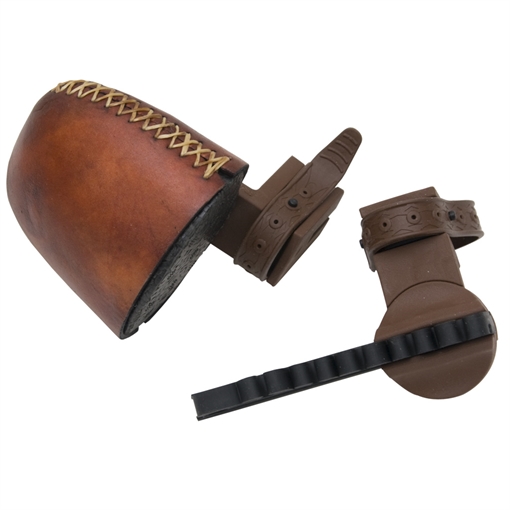 Picture of Selway Selway Strap-on Rawhide Stick Quiver Recurve/Longbow 6 Arrow RH/LH SOR6