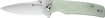 Picture of SENCUT KNIFE SACHSE 3.47" NATURAL G10/SATIN BUTTON LOCK S210074