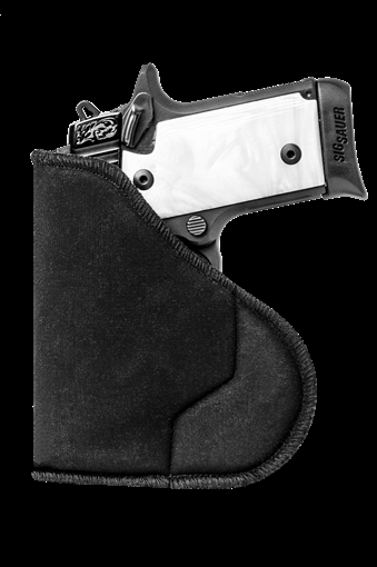 Picture of Sentry HexGrip IWB Black Nylon Pocket Fits Sm Frame 5 Shot 380 w/Crimson Trace Fits 2" Barrel Ambidextrous 35WB04BK